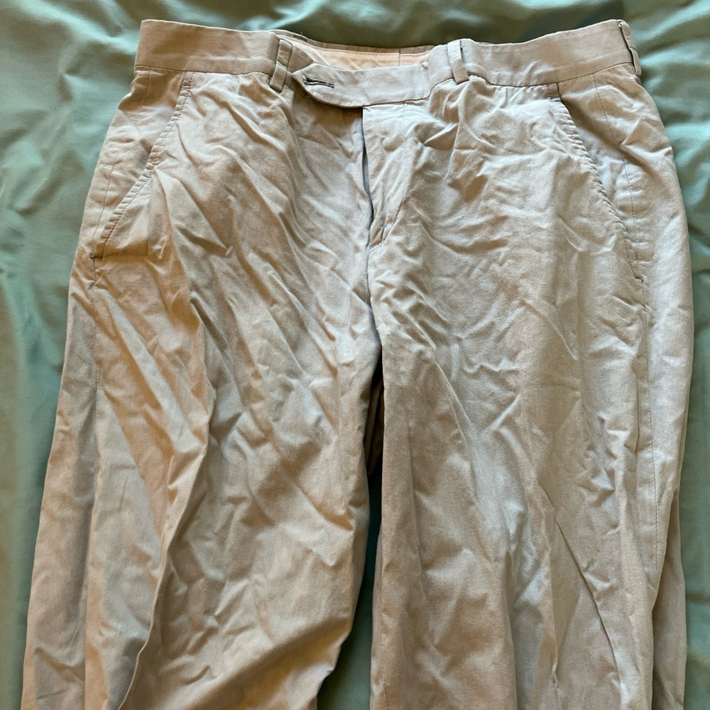 Brooks Brothers Gray Chinos Relaxed Fit